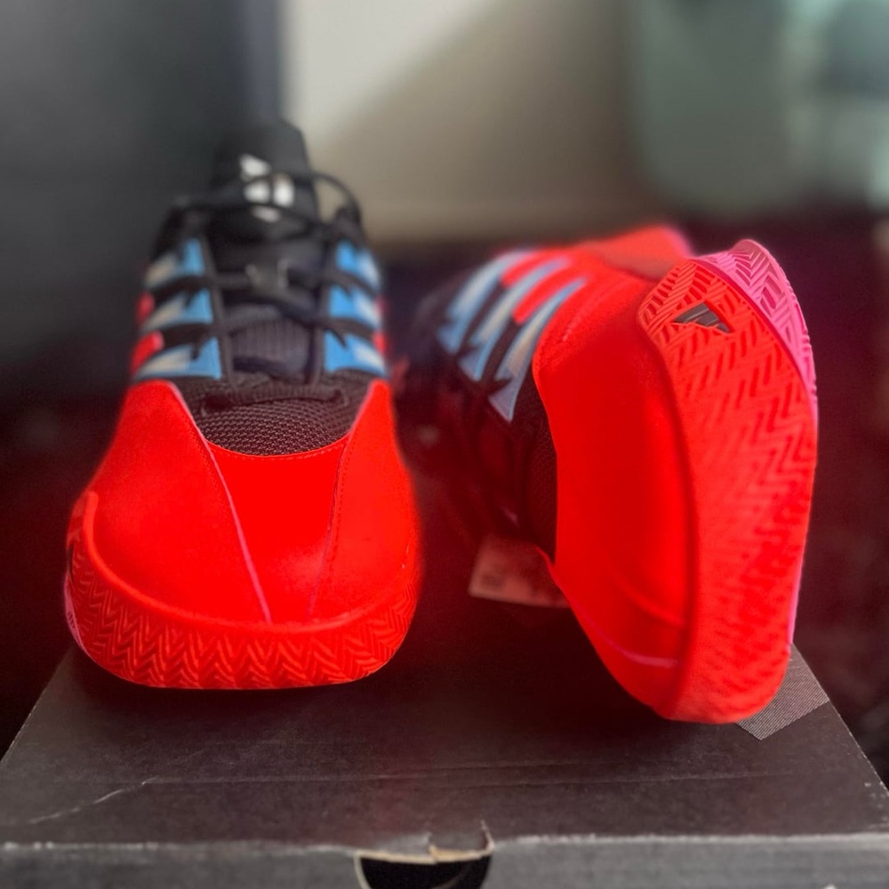 Dame 3 certified Red and Blue Sneakers adidas unisex Big kids